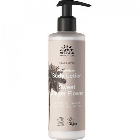 Urtekram Start Over bodylotion sweet ginger flower 245 ml