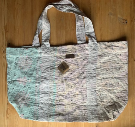 Strandbag/ stort nett 100% bomullssari, no. 07