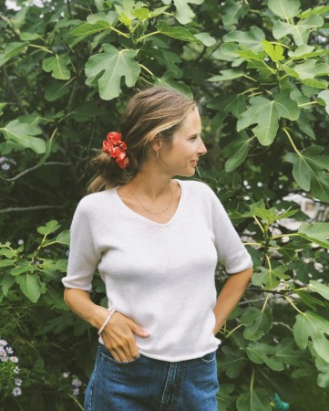 Petite Knit - Cumulus tee
