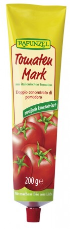 Tomatpuré, tube 28%, 200 g, økologisk, Rapunzel