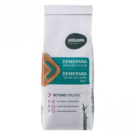 Demerara rårørsukker, økologisk fra Naturata, 1 kg 