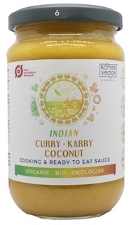 Indian Coconut Curry 350g, økologisk, fra Rømer Vegan (BF: 16.09.23)