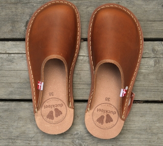 Blåvand (brown), slip-in sko fra Duckfeet  - få igjen (str 38 + 40-46)
