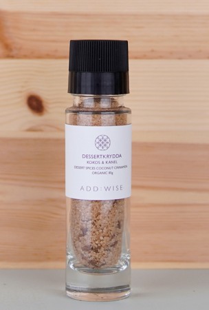 Dessertkrydder Kokos og kanel fra Add Wise, 70g, økologisk