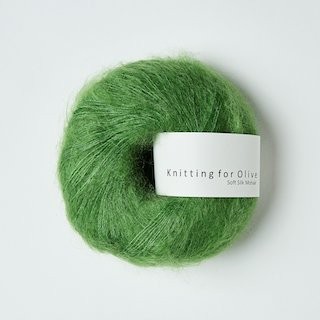 Soft silk mohair - Kløvergrønn