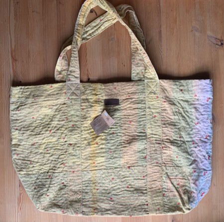 Strandbag/ stort nett 100% bomullssari, no. 08