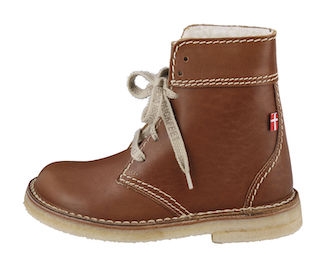 Odense (brown), høy vinterstøvel med snøring fra Duckfeet (str 36-46)