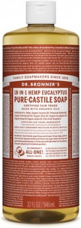 Dr. Bronner PURE-CASTILE LIQUID SOAP Eucalyptus 473 ml