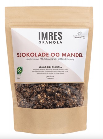 Sjokolade og mandel fra Imres Granola