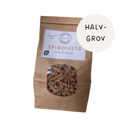 Spire Pastaskruer med spiret mel, økologisk, 300g - halvgrov