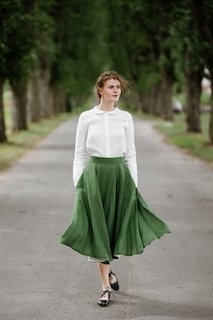 Classic Skirt, Spring Green