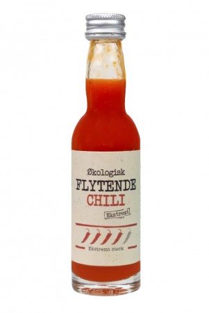 Chili ekstra hot, flytende urter, økologisk fra Northern Greens, 40 ml
