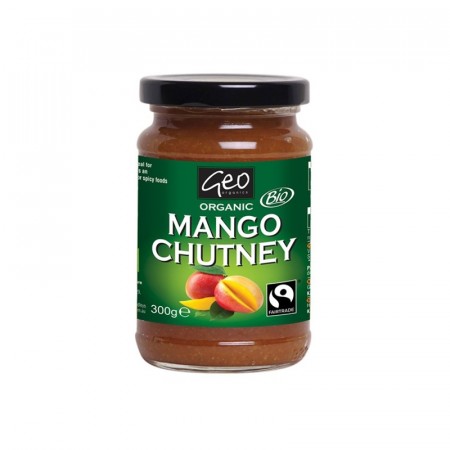 Mango chutney fra Geo Organics, 300g, økologisk