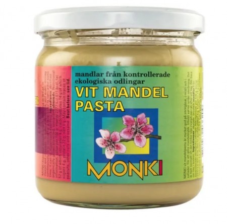Lyst mandelsmør fra Monki, 330g