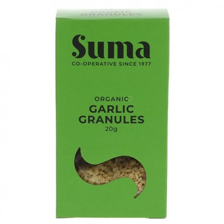 Hvitløk granulat, 20g, økologisk fra Suma