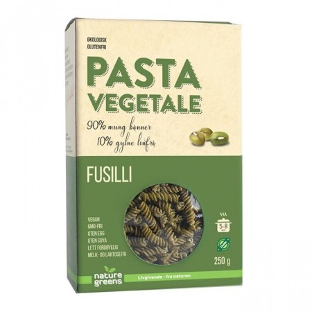 Pasta av mungbønner fra Naturgreens, glutenfri, 250g