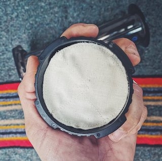 Kaffefilter til aeropressfilter, 3pk økologisk bomull fra Coffeesock