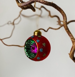 Liten julekule vintage fra UND