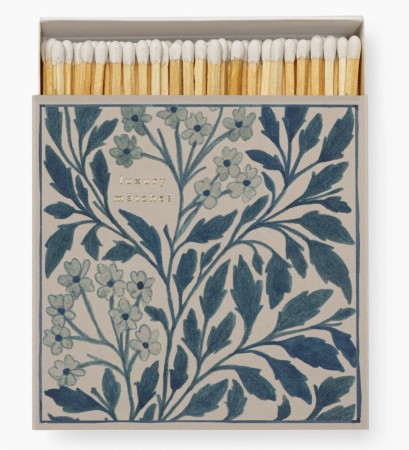 Archivist Fyrstikk Eske - Blue Floral
