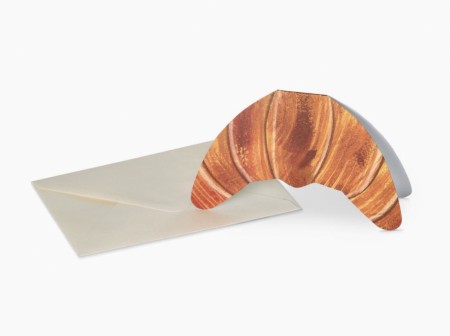 Kort med croissant