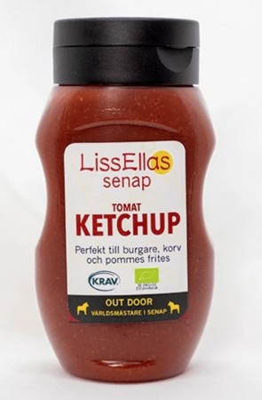 Tomatketchup fra LissEllas, 350g, økologisk