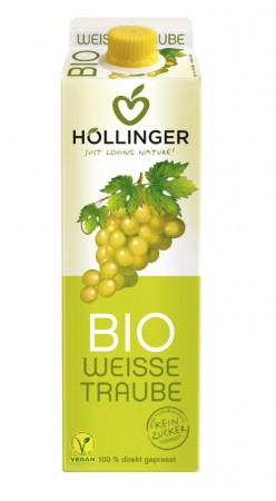 Druejuice av grønne druer fra Höllinger Juice, 1 l, økologisk