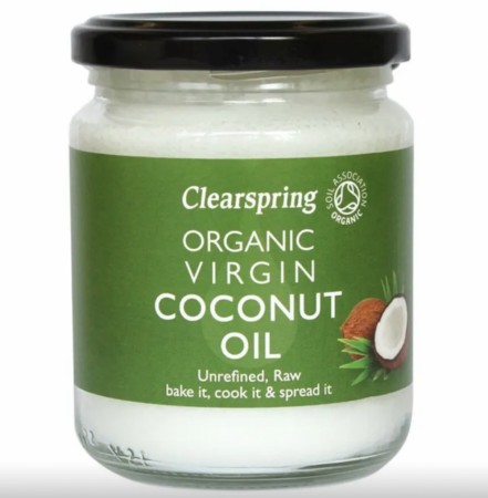 Clearspring økologisk kaldpresset kokosolje, 200g