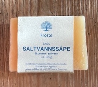 Saga Saltvannssåpe fra Froste Naturpodukter