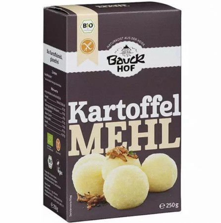 Potetmel fra Bauck, 250 g