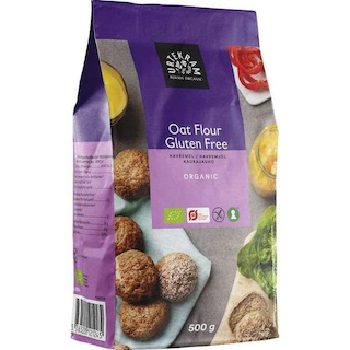 Havremel, glutenfri og økologisk fra Urtekram, 500g