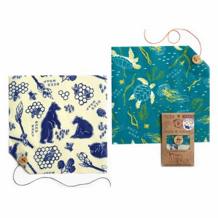 Bees Wrap Sandwich Wrap x 2 Wildlife