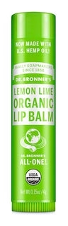 Dr Bronner lemon lime lip balm