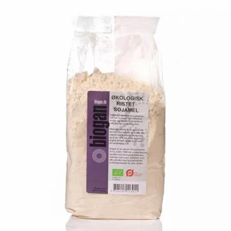Biogan ristet soyamel, 500g, økologisk, (dato: 15.04.23)