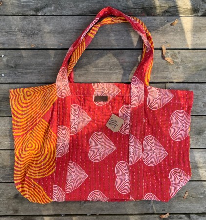 Strandbag, 100% bomullssari, no. 04