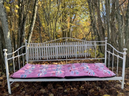 Madrass av vintage sarier, 180 x 70 cm - No 7