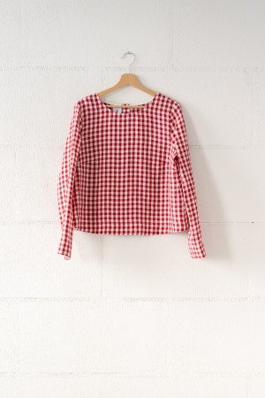 Son de flor, Catherine Shirt, Hygge red (str S)