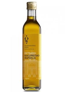 Rapsolje, kaldpresset, økologisk fra Gunnarshög gård, 500 ml