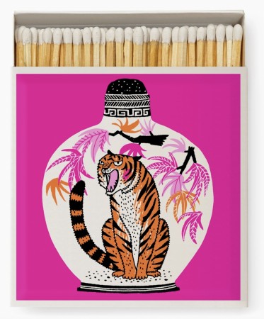 Archivist Fyrstikk Eske - Pink Tiger