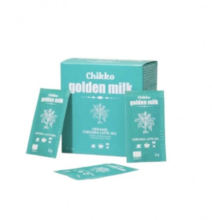 Chikko golden milk gurkemeie latte mix 25x2 g (ryddesalg)