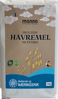 Havremel, økologisk fra Manna, 1 kg