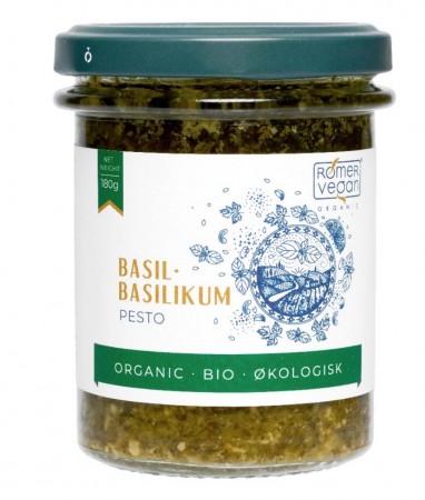 Pesto Basilikum 180g, Rømer Vegan