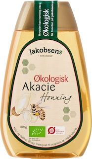 Akasiehonning, økologisk fra Jakobsens, 350 g