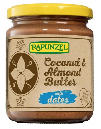 Kokos-Mandelsmør med dadler fra Rapunzel, 250g, økologisk