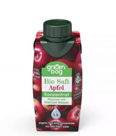 Eplejuice, konsentrat, økologisk fra Green-Bag, 200 ml