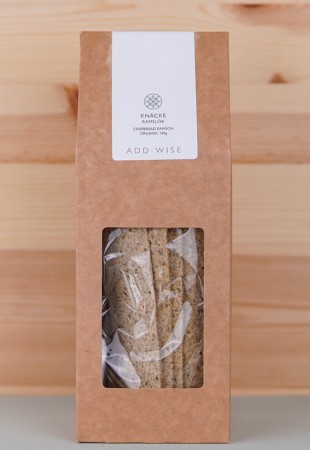 Knekkebrød med ramsløk fra Add Wise, 100g, økologisk