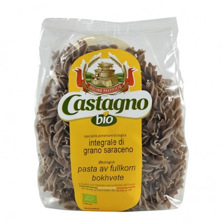 Pastaskruer av bokhvete, fusilli, 250g, Castagno