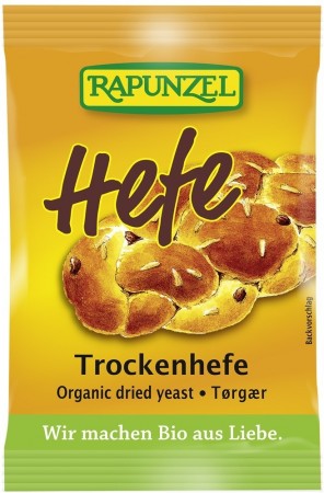 Tørrgjær, 9 g, Rapunzel , økologisk (BF: 31.08.23)