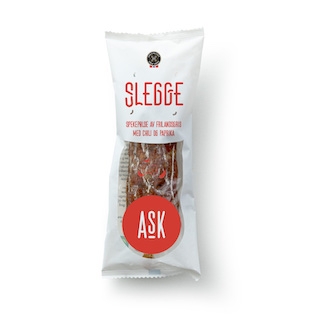 Slegge, økologiske spekepølse med chili fra ASK, 255g