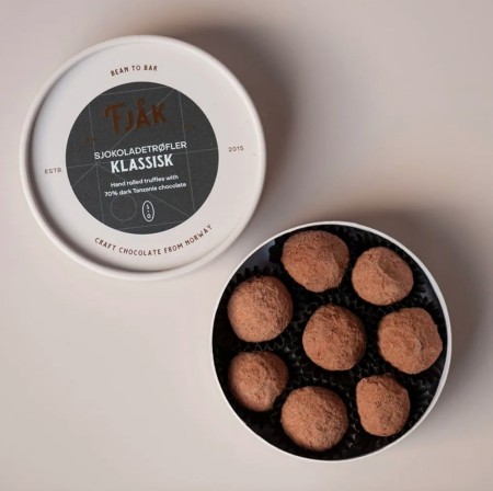 Sjokoladetrøfler fra Fjåk, 115g, økologisk