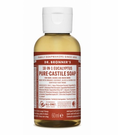Dr. Bronner mini såpe 60 ml - Eucalyptus
